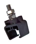ALINOX 400-550 A 7 Fixed point hanger, support hanger and feeder connector 7 Fixed point hanger The fixed point hanger, made of insulating material, is used to share the expansions of the