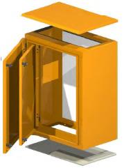 EC Steel Enclosures W-Range Enclosures Material : 1.6mm Mild steel. Optional Extra : Innerdoor to be specified and ordered separately W34 W46 W57 W68 W710 W811 Price w/o ID Price c.