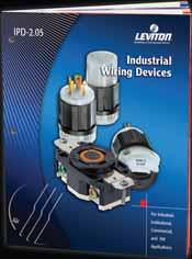 For the complete line of industrial wiring devices, request catalog IPD-2.05. Leviton Manufacturing Co., Inc.