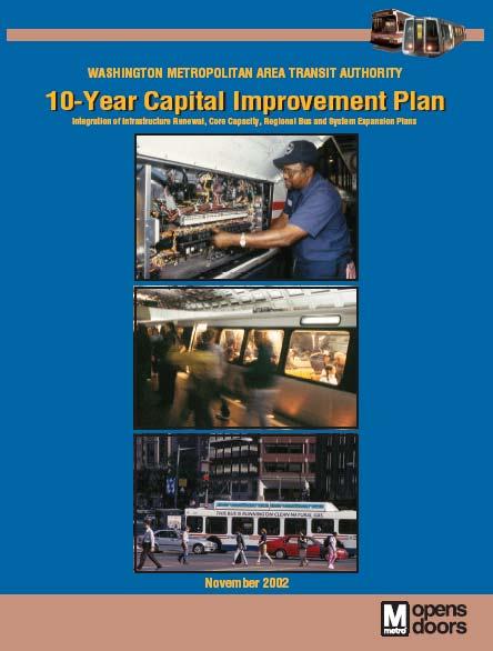 Capital Improvement Plan History 1998 F.R.