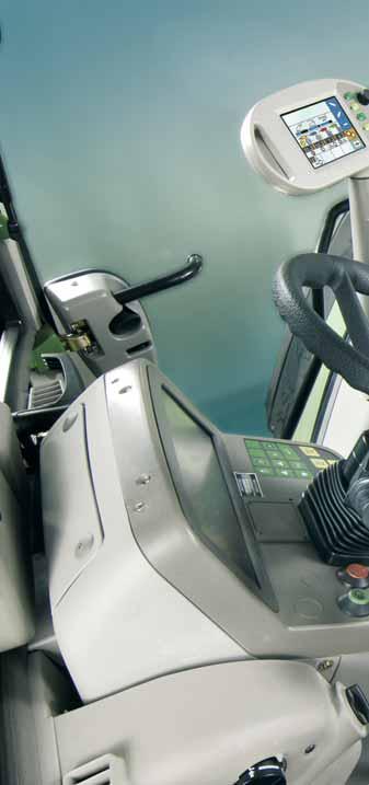 Also available for the compact class with all the convenience The Fendt Varioterminal: Information and command centre Colour information display Display bar for menu navigation Pushbuttons for menu