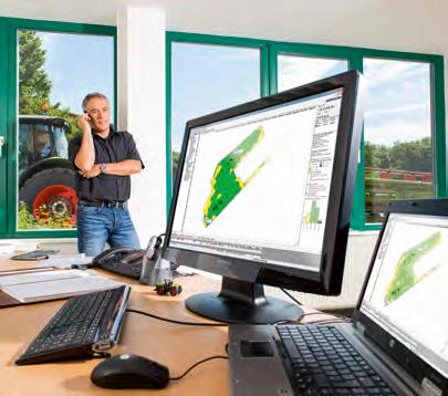 Building on the foundation of the job management functions, you can use your LEXION to perform yield mapping.