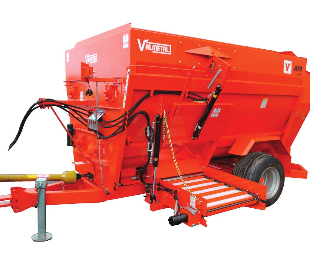 THE FOUR AUGER MIXER IS DESIGNED FOR DAIRIES AND FEEDLOT WITH THE LATEST ENHANCEMENT TO PROVIDE A MIXER THAT IS RELIABLE, EFFICIENT AND