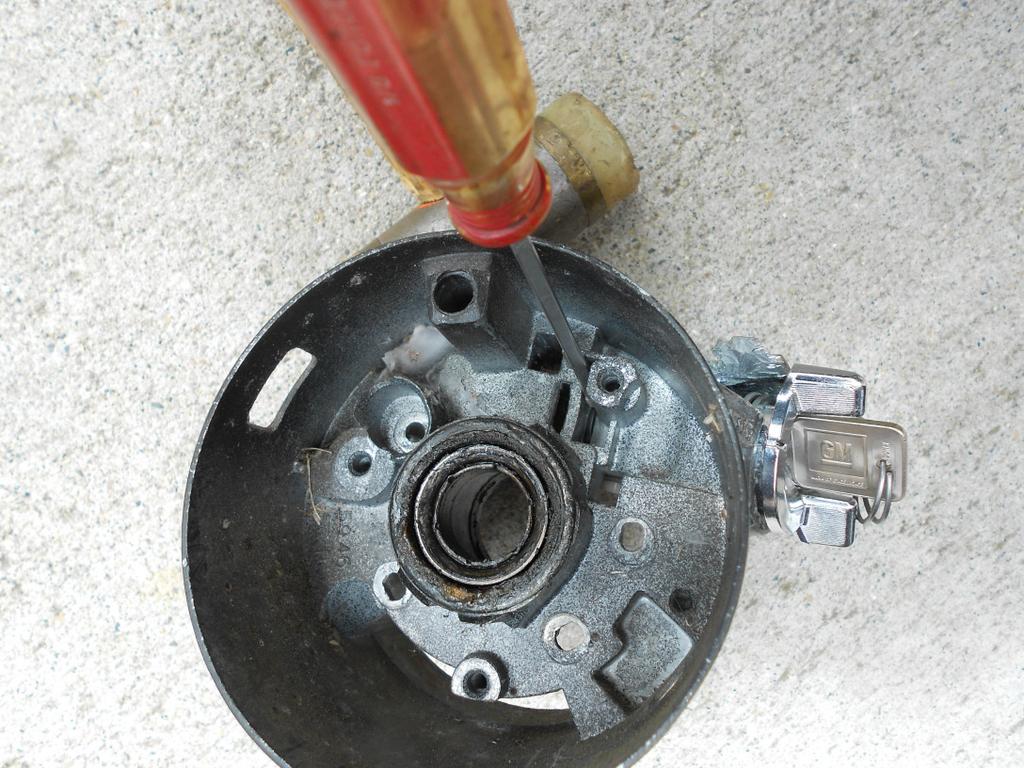 Remove Lock Cylinder Description #3 It is best to leave the key buzzer switch in place when removing the lock cylinder. Also, the lock cylinder can be removed without the ignition key being inserted.