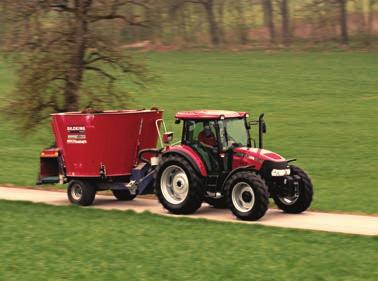 LOADER OPTION Case IH offers a range of loaders to suit the Farmall JX and