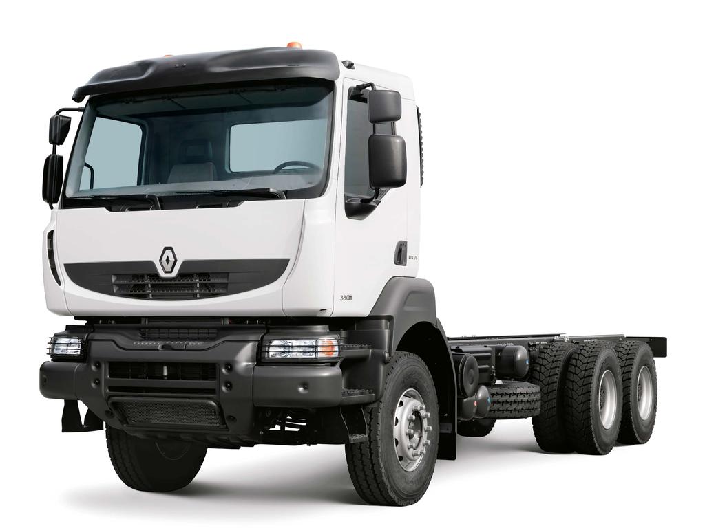 5 Renault trucks_range Kerax STEEL PROTECTION ON ALL EXPOSED PARTS 1 2 4 3 5 1.