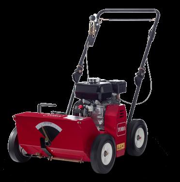 20" hydraulic slit seeder Durable, lightweight and easy to use, Toro slit seeders handle like a self-propelled push mower.