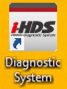 Update the PGM-FI software by selecting the i-hds Diagnostic