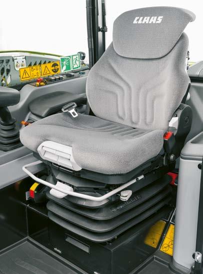 The perfect fit. Cab equipment Seating comfort.