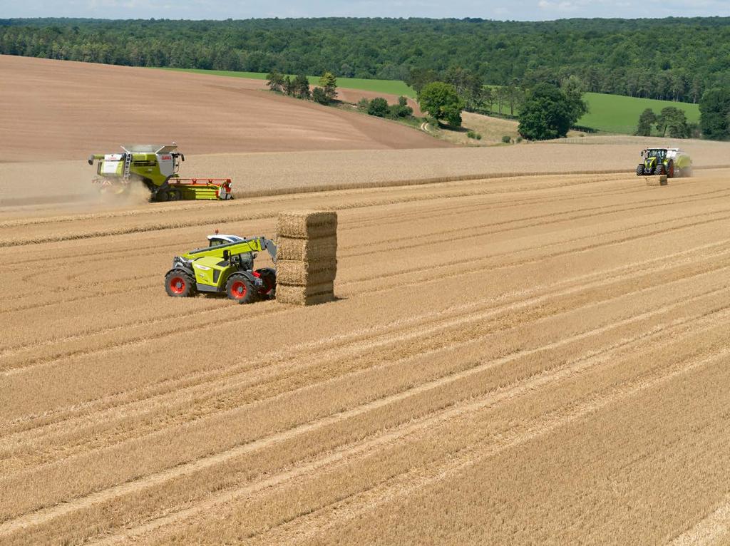 Smart working CLAAS electronics expertise. Electronics expertise Operator assistance systems.