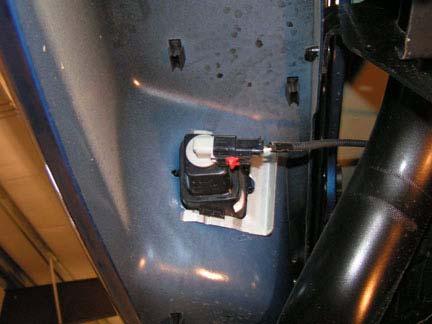 a. Disconnect wire harnesses from rear bumper. d.