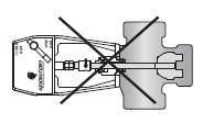3 Observe flow direction as indicated on valve body.