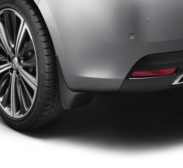 Styled mudflaps - Saloon and SW only Designed to complement the lines