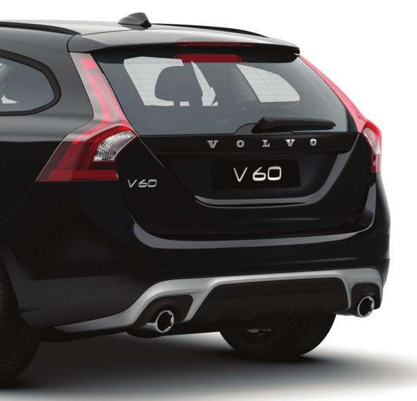 Volvo V60 R-DeSIGN 302 hp Supercharged and Turbocharged Drive-E Engine Leather Sport Seats Unique Aluminum Inlay and Sport Pedals Power Moonroof 19" Ixion, Diamond Cut/Black Alloy Wheels Rear