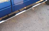 ROUND AND OVAL STEP BARS PLATINUM STEP BARS Polished Black } 90 degree mandrel bends 4 wide step pad WHEEL-2-WHEEL 4.