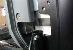 14) Mount the TV to the bracket using 4 screws sent with the TV