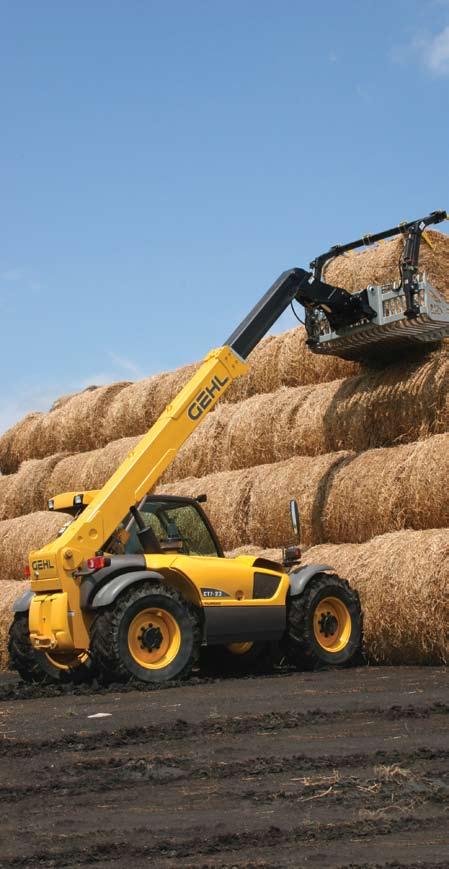 don t STTL, Put your other machines out to pasture. The T7-23 Telescopic Loader from Gehl is designed to lift and load at full reach, as well as dig.