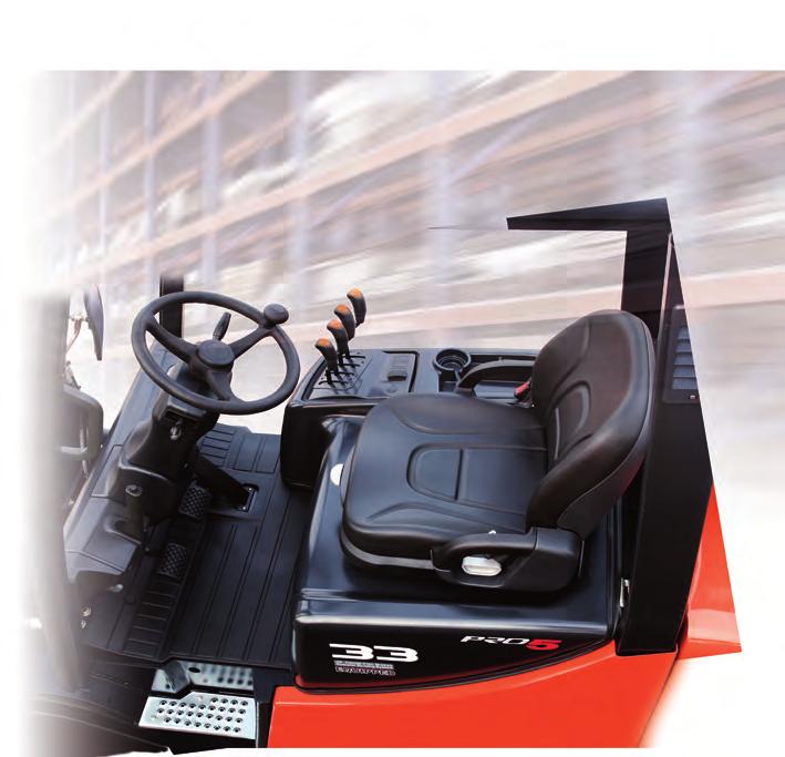 Operator Friendly Features Include: Spacious and Well Planned Operator compartment mple