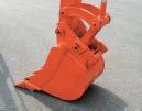 It s particularly useful during work on slopes or when towing the excavator between worksites. Accumulator The accumulator makes replacing attachments safer and more efficient.