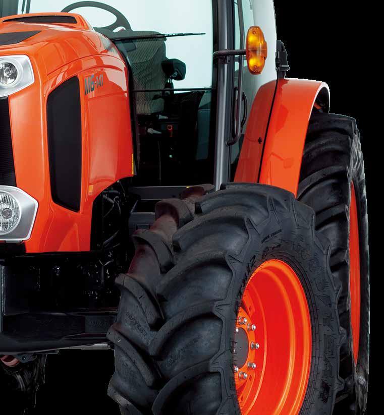 Simply engage the electro-hydraulic differential locks on both front and rear wheels to