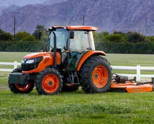 Kubota also offers a full line-up of