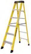 Do's Care & Inspect the rails of Fibreglass Ladders for weathering due to UV (ultraviolet) exposure. Keep the ladder protected from heat, weather, and corrosive materials.