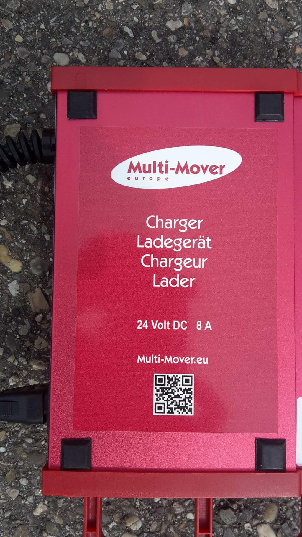 Multi-Mover Charger for model L25 Important safety instruction. Keep these instructions.
