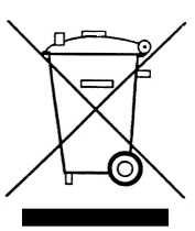 This symbol also indicate that it is prohibited to dispose of these apparatuses in the household waste.