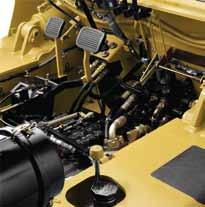 Ergonomic Braking System Self-energizing, self-adjusting hydraulic service brakes provide smooth,