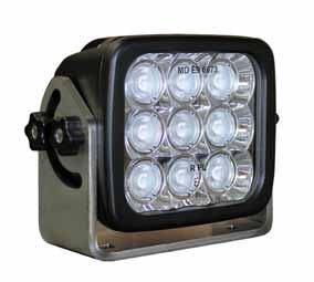 DURA VISION L.E.D WORK LAMPS EXPLORA 45W The all new DURA VISION Explora 9 x 5W L.E.D. lamp, offers the very latest, high powered L.E.D technology, ideal for use on heavy duty mining vehicles.