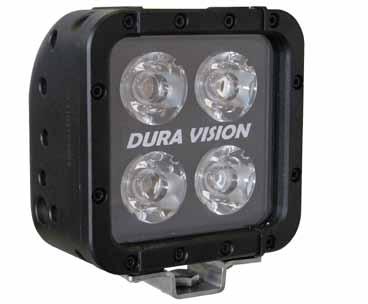 DURA VISION L.E.D WORK LAMPS DUAL XTREME 40W The DURA VISION Xtreme 4 x 10W L.E.D. lamp is an extremely popular compact work lamp.