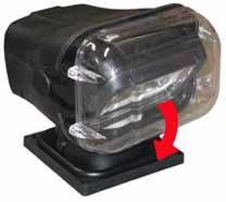ULTRA VISION H.I.D WORK LAMPS H.I.D SEARCH LIGHT SPECIFICATIONS Wattage 35 Watt Light Source H.I.D Xenon Light Output 3500 Lumens Voltage 9V-32V DC Current Draw 3.