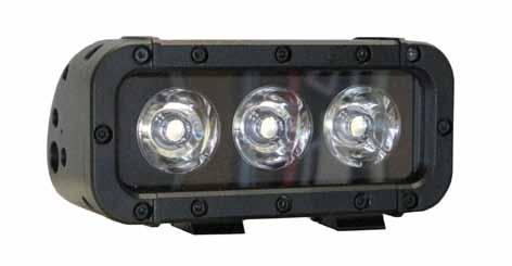 DURA VISION L.E.D LIGHT BARS Xtreme 30W The DURA VISION Xtreme 3 x 10W L.E.D. lamp is a highly versatile low profile lamp, most suitable for many demanding and rugged applications in the 4WD/Offroad or mining industries.