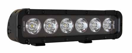 DURA VISION L.E.D LIGHT BARS Xtreme 60W The DURA VISION Xtreme 6 x 10W L.E.D. lamp produces a massive 5400 lumen output from this low profile compact lamp.