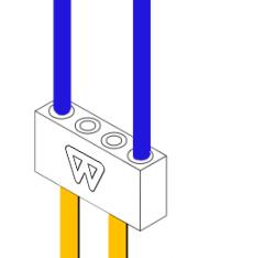 The W Logo on the front of the 6 Port Block defines block orientation. (Fig 4.0.