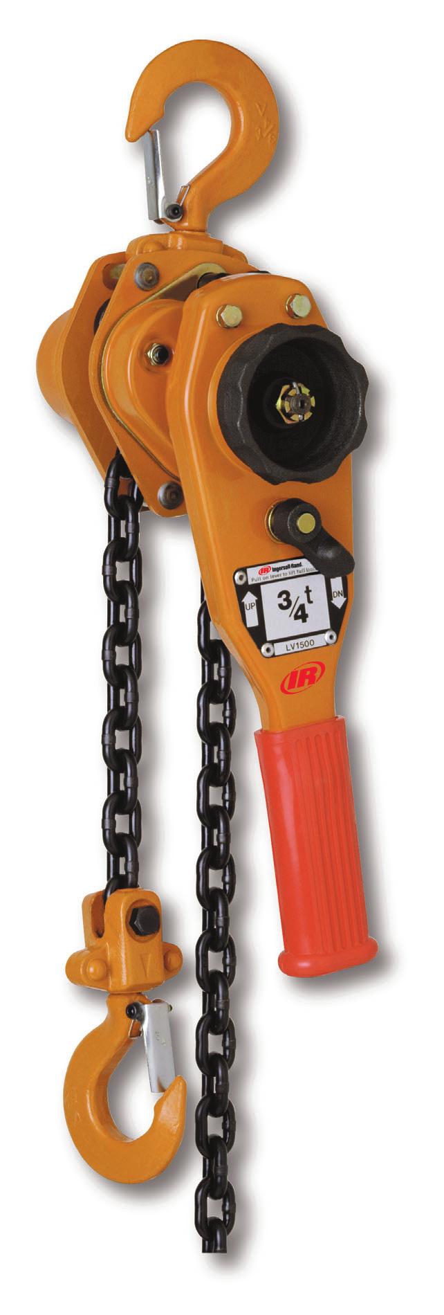 LV Classic Series Lever Chain Hoist 3/4 6 metric ton Line Pull Capacity Lever Chain Hoists rugged, dependable lever chain hoist with capacities and features that make it ideal for all industrial