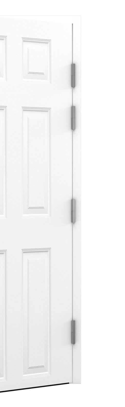Features Heavy duty white textured polyester powder coated finish from stock We also offer a powder coating service to change the colour of your door and frame Fully welded construction for optimum