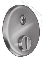 Functions available: 30 & 37 As retrofit, order 185CALP x finish 16 49- Option Occupancy Indicator with Emergency Release Ideal for restrooms or