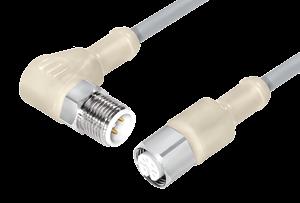 00 000 m 77 7 79 090 000 m 77 7 79 090 000 m 77 7 79 09 000 m 77 7 79 09 000 Connecting cable, Male angled connector Female cable connector, PVC (grey), Ø 1,, 1, Kabel-Ø, mm 1 Kabel-Ø >, mm Ø 1, m 77