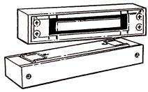 45 Amp @ 24VDC Holding Force: 2700 lbs 280 Standard Unit Adjustable from top edge of door. 280BRD Bottom Rail Door Mounting assembly to mortise armature into bottom rail of door.