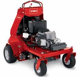 turf care fleet. BUILT FOR PRODUCTIVITY. Toro's aerator lineup ranges from hydraulic to mechanical and walk-behind to stand-on to ensure your customers have the right tool for their aeration task.