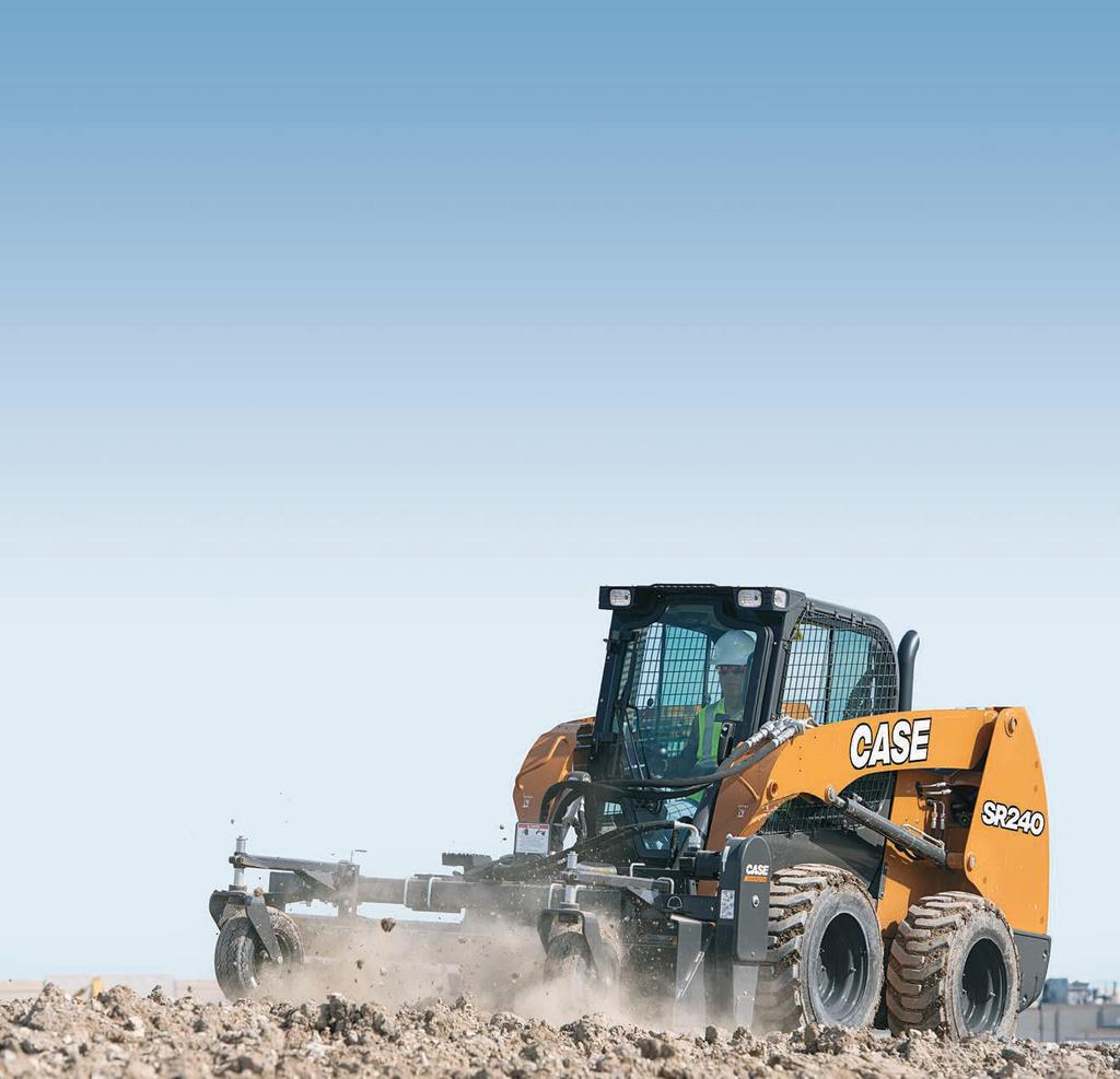 YOU BE THE JUDGE TORQUE Need to run your loader longer, stronger, and more profitably? No problem with CASE s heavyduty rotation force get up to 282 lb. ft.