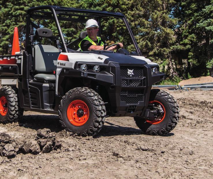 To help you do more in less time, Bobcat utility vehicles are built with the strength and adaptability you need and the operator comfort you demand. They never take it easy, but you can if you d like.