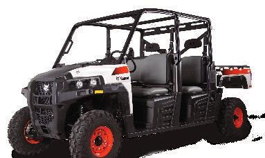COMFORT 9 In Bobcat utility vehicles, operators and passengers alike can stay focused, relaxed and productive.