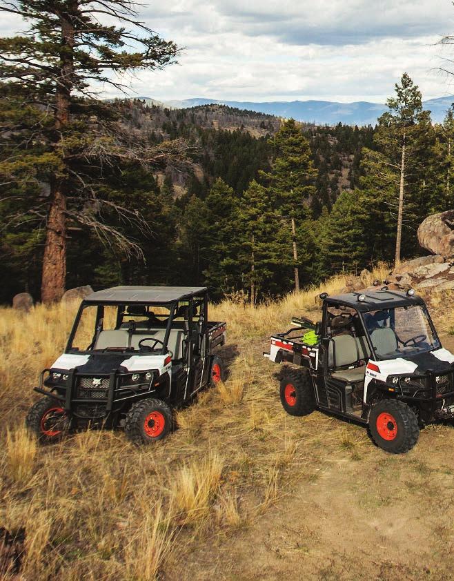 Get used to GETTING They re the only utility vehicles fit to wear the legendary Bobcat brand.