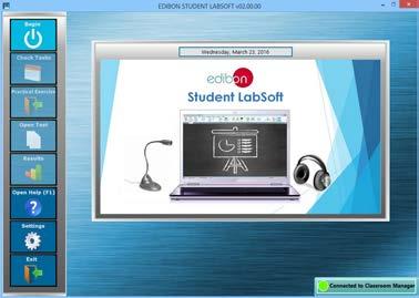 Optional Student Software - ESL-SOF. EDIBON Student Labsoft (Student Software).