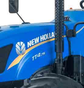 You can buy your TT4 safe in the knowledge that its performance will perfectly match your requirements. Trust New Holland for ultimate productivity and piece of mind. DISTINCTIVE STYLING.
