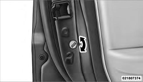 32 THINGS TO KNOW BEFORE STARTING YOUR VEHICLE opened by using the outside door handle even if the inside door lock is in the unlocked position.
