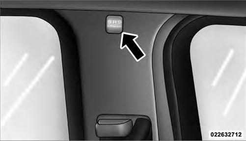Supplemental Side Airbag Inflatable Curtains (SABIC) Label Location NOTE: Airbag covers may not be obvious in the interior trim; but they will open during airbag deployment.