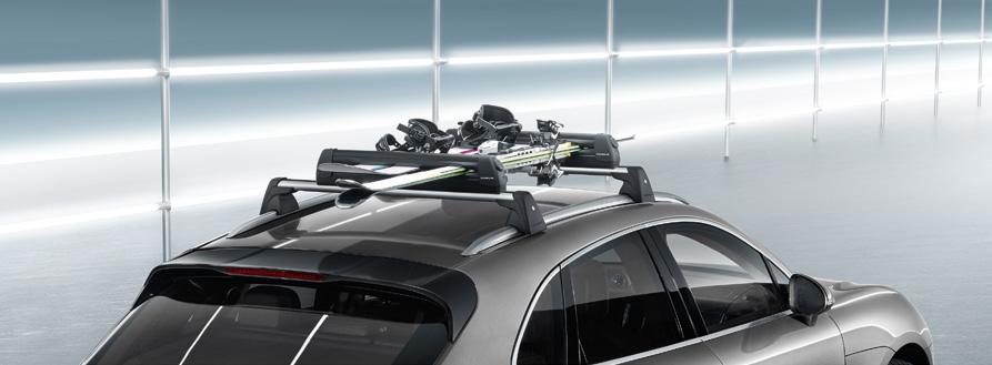 Roof transport system; ski/snowboard carrier, extendable Roof box 520 Roof box 320 Roof transport system For installation on your existing elegant roof rails (optional), this aluminium base